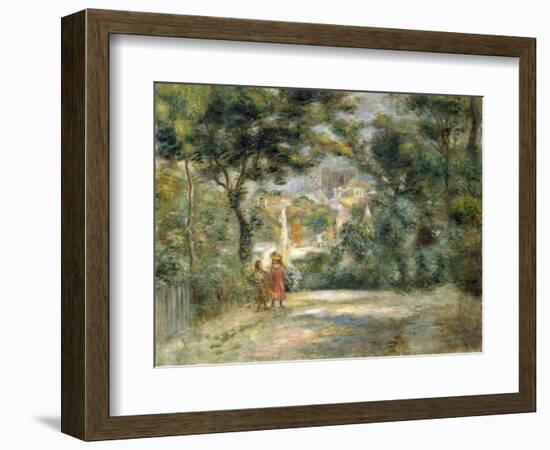 Vue du Sacre Coeur, 1905-Pierre-Auguste Renoir-Framed Giclee Print