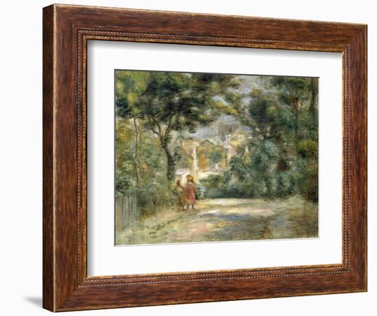 Vue du Sacre Coeur, 1905-Pierre-Auguste Renoir-Framed Giclee Print