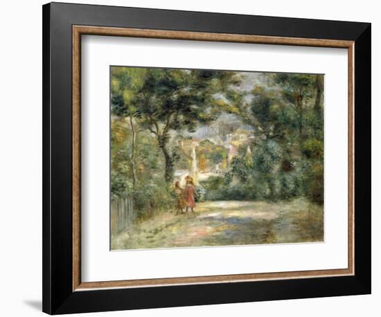 Vue du Sacre Coeur, 1905-Pierre-Auguste Renoir-Framed Giclee Print