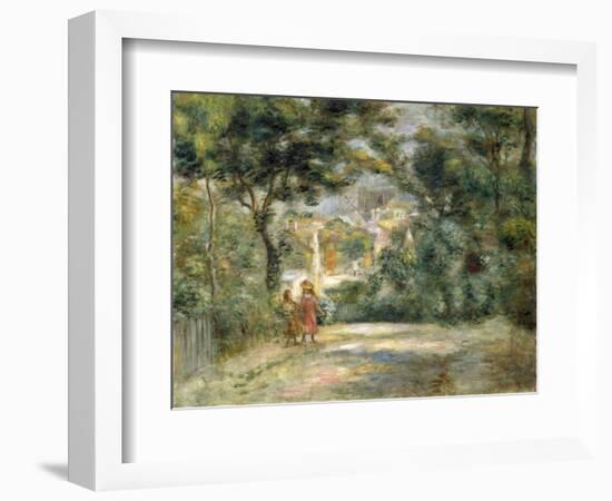 Vue du Sacre Coeur, 1905-Pierre-Auguste Renoir-Framed Giclee Print