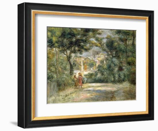 Vue du Sacre Coeur, 1905-Pierre-Auguste Renoir-Framed Giclee Print