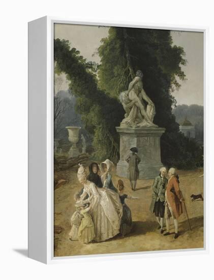 Vue du Tapis Vert à Versailles-Hubert Robert-Framed Premier Image Canvas
