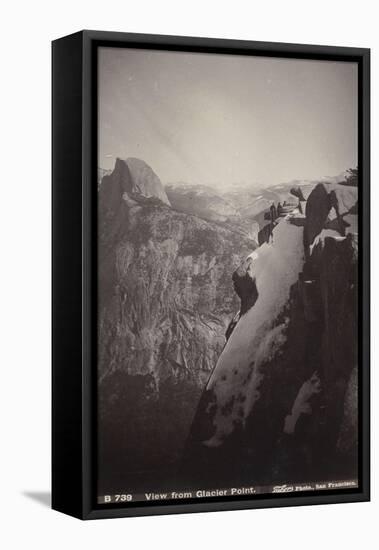 Vue générale de Glacier Point, Yosemite-Carleton Emmons Watkins-Framed Premier Image Canvas