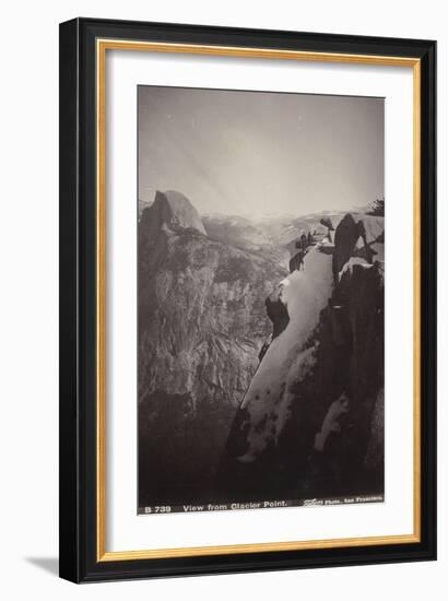 Vue générale de Glacier Point, Yosemite-Carleton Emmons Watkins-Framed Giclee Print