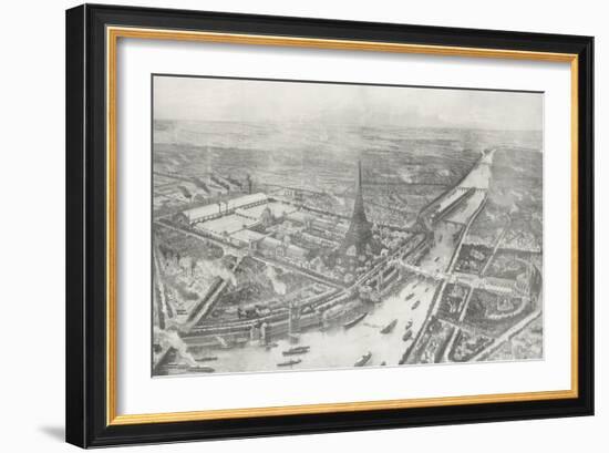 Vue générale de l'Exposition Universelle de 1889-Auguste Victor Deroy-Framed Giclee Print