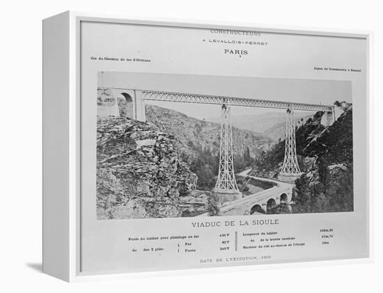 Vue générale du viaduc de la Sioule-null-Framed Premier Image Canvas