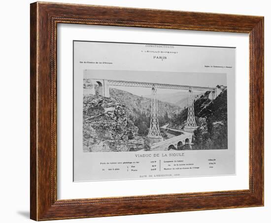 Vue générale du viaduc de la Sioule-null-Framed Giclee Print