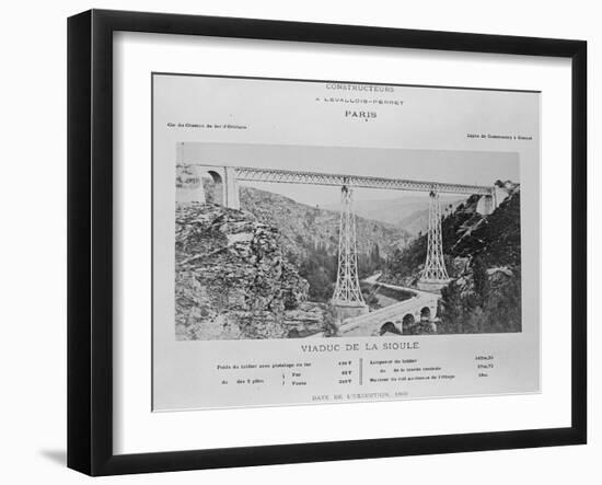 Vue générale du viaduc de la Sioule-null-Framed Giclee Print