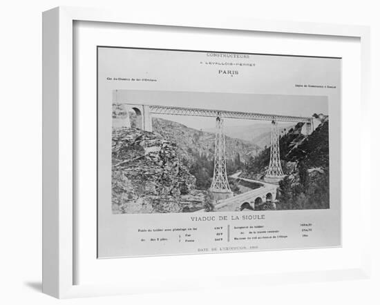 Vue générale du viaduc de la Sioule-null-Framed Giclee Print