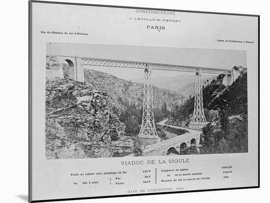 Vue générale du viaduc de la Sioule-null-Mounted Giclee Print