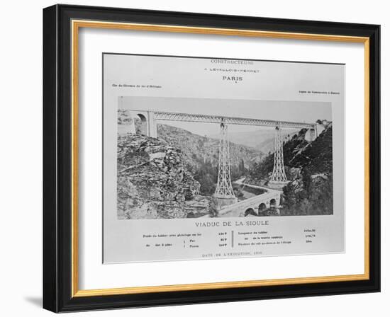 Vue générale du viaduc de la Sioule-null-Framed Giclee Print