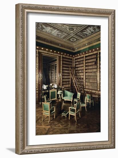 Vue intérieure : bibliothèque de l'Empereur-null-Framed Giclee Print