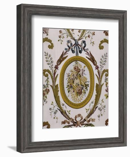 Vue intérieure : cabinets intérieurs de la Reine : cabinet du billard de Marie-Antoinette-null-Framed Giclee Print