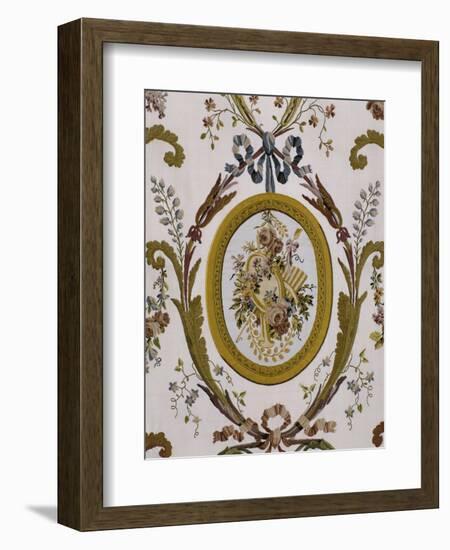 Vue intérieure : cabinets intérieurs de la Reine : cabinet du billard de Marie-Antoinette-null-Framed Giclee Print