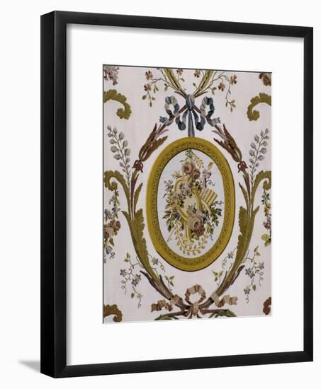 Vue intérieure : cabinets intérieurs de la Reine : cabinet du billard de Marie-Antoinette-null-Framed Giclee Print