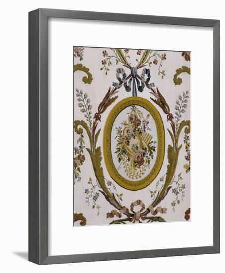 Vue intérieure : cabinets intérieurs de la Reine : cabinet du billard de Marie-Antoinette-null-Framed Giclee Print