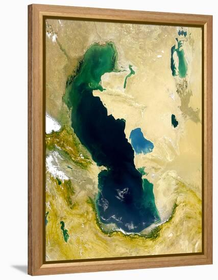 Vue Satellite De La Mer Caspienne 1999 Nasa-null-Framed Stretched Canvas