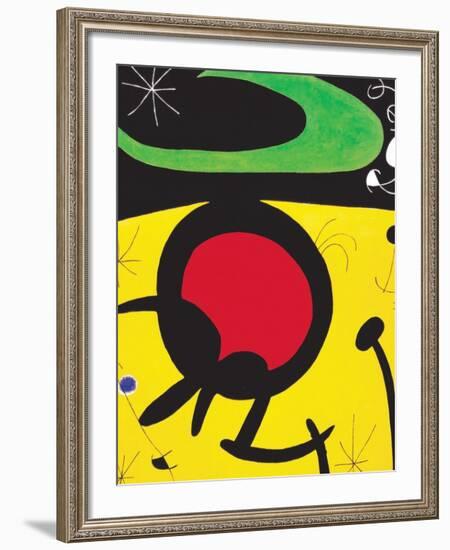 Vuelo de Pajaros-Joan Miro-Framed Art Print