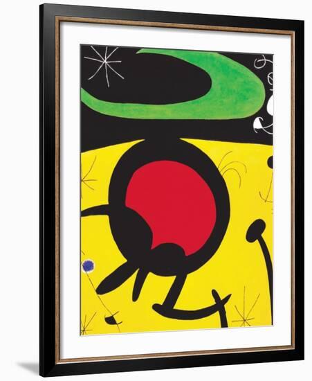 Vuelo de Pajaros-Joan Miro-Framed Art Print