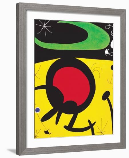 Vuelo de Pajaros-Joan Miro-Framed Art Print