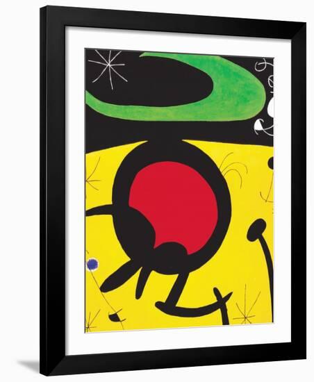 Vuelo de Pajaros-Joan Miro-Framed Art Print