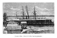 Quays at Colón, Panama, 19th Century-Vuillier-Giclee Print