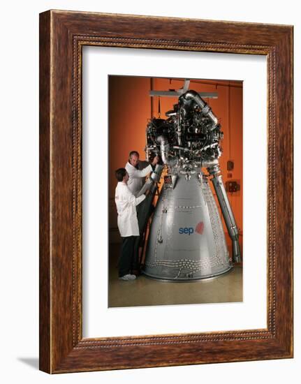 Vulcain Engine of Ariane 5-Roger Ressmeyer-Framed Photographic Print