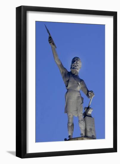 Vulcan At The Forge Statue, Birmingham, Alabama-Carol Highsmith-Framed Art Print