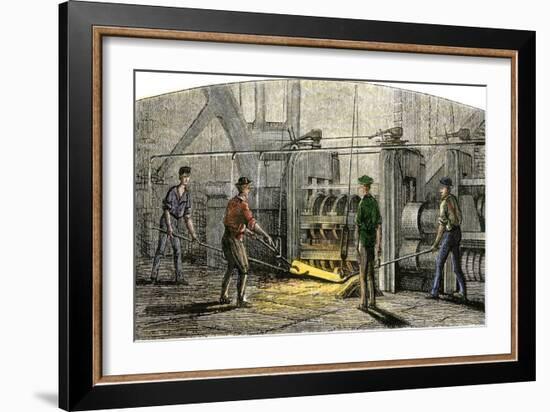 Vulcan Iron Works in Carondelet, Missouri, 19th Century-null-Framed Giclee Print
