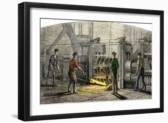 Vulcan Iron Works in Carondelet, Missouri, 19th Century-null-Framed Giclee Print
