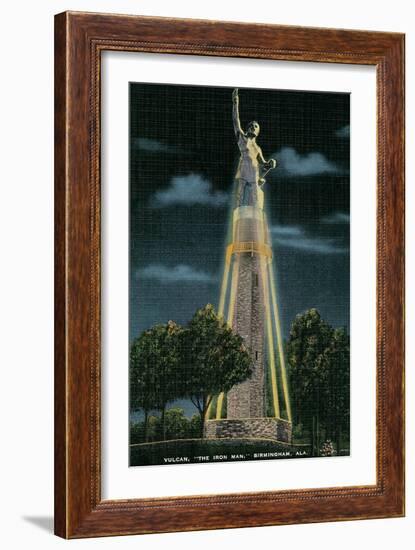 Vulcan Monument, Birmingham, Alabama-null-Framed Art Print