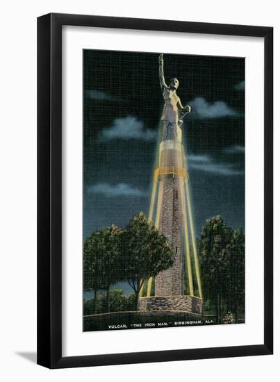 Vulcan Monument, Birmingham, Alabama-null-Framed Art Print