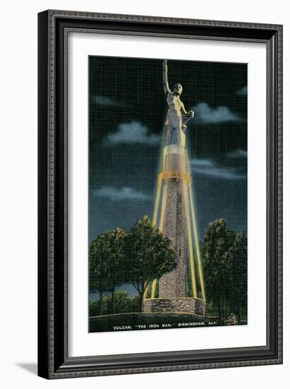 Vulcan Monument, Birmingham, Alabama-null-Framed Art Print