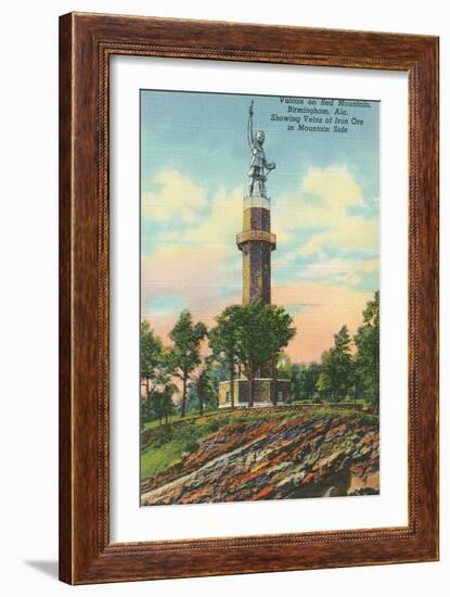 Vulcan Monument, Birmingham, Alabama-null-Framed Art Print