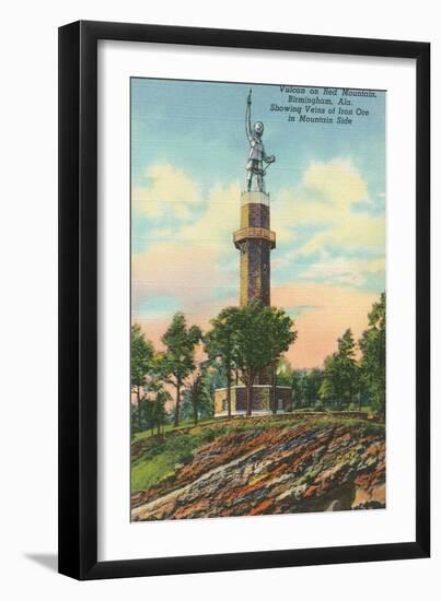 Vulcan Monument, Birmingham, Alabama-null-Framed Art Print