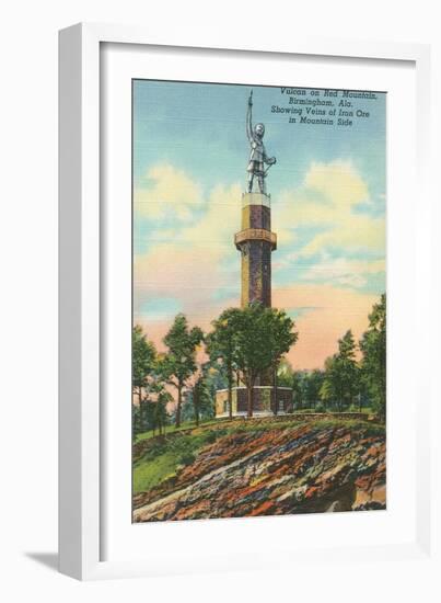 Vulcan Monument, Birmingham, Alabama-null-Framed Art Print