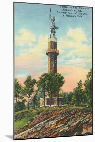 Vulcan Monument, Birmingham, Alabama-null-Mounted Art Print