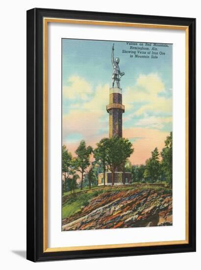 Vulcan Monument, Birmingham, Alabama-null-Framed Art Print