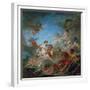 Vulcan Presenting Venus with Arms for Aeneas-Francois Boucher-Framed Giclee Print