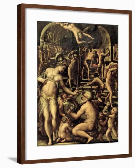 Vulcan's Forge-Giorgio Vasari-Framed Giclee Print