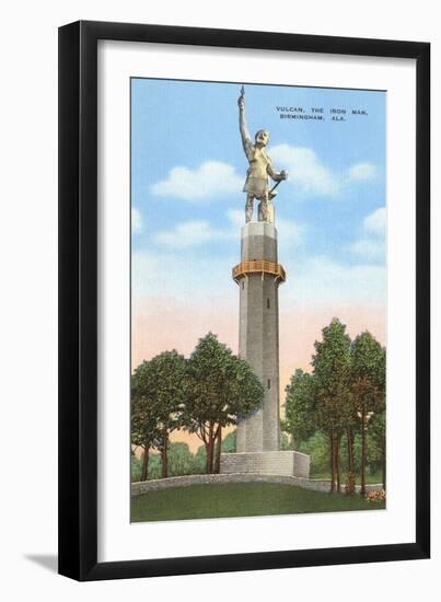 Vulcan Statue, Birmingham, Alabama-null-Framed Art Print