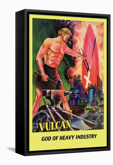 Vulcan-Frank R. Paul-Framed Stretched Canvas