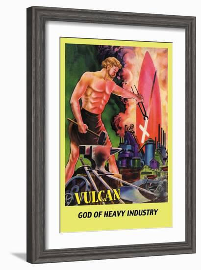 Vulcan-Frank R. Paul-Framed Art Print