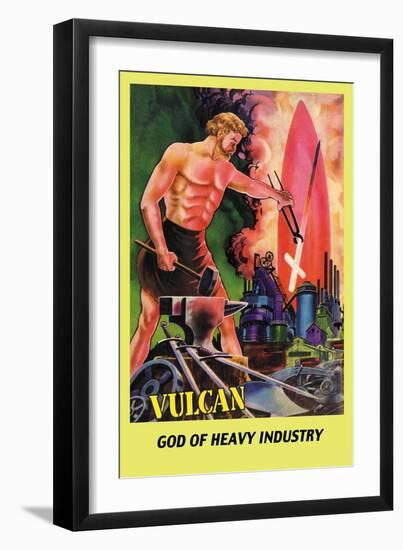 Vulcan-Frank R. Paul-Framed Art Print