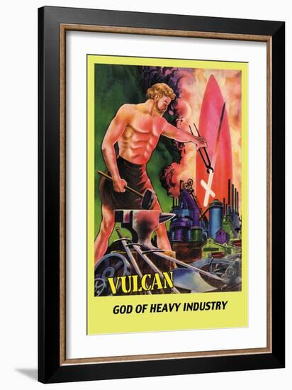 Vulcan-Frank R. Paul-Framed Art Print