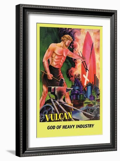 Vulcan-Frank R. Paul-Framed Art Print