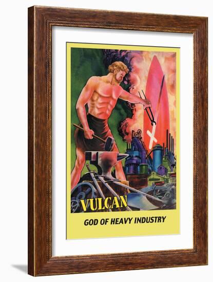 Vulcan-Frank R. Paul-Framed Art Print