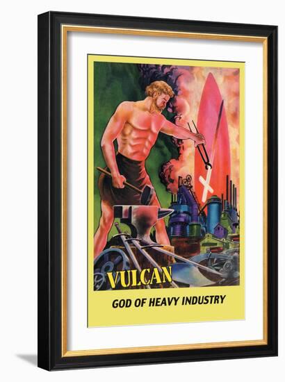 Vulcan-Frank R. Paul-Framed Art Print