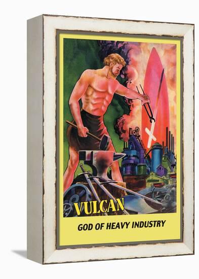 Vulcan-Frank R. Paul-Framed Stretched Canvas