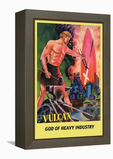 Vulcan-Frank R. Paul-Framed Stretched Canvas